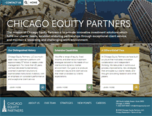 Tablet Screenshot of chicagoequity.com